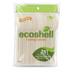 Cucharas Biodegradables Jumbo 25 Pz