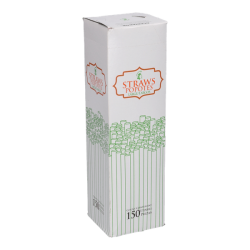 Popotes Biodegradables Largos 150 Pz