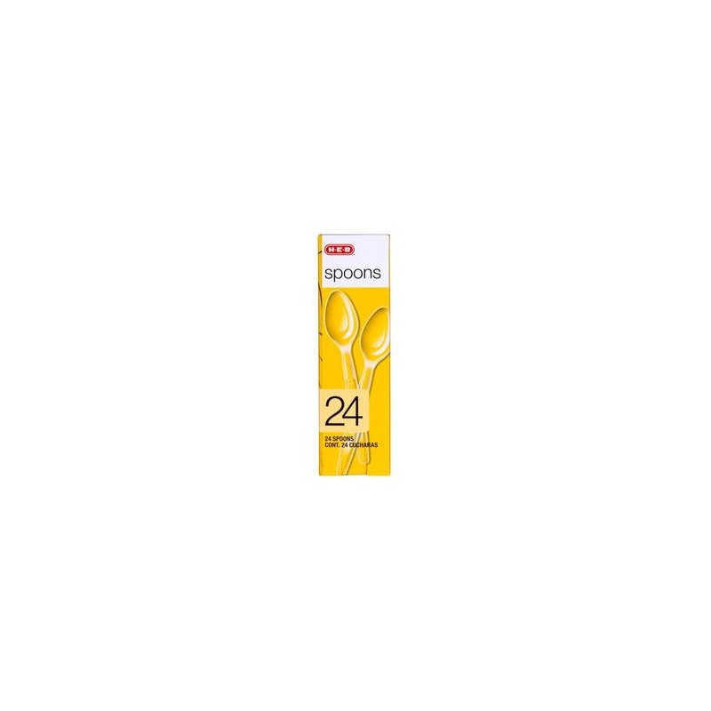 Cucharas Desechables Clear Grande 24 pz