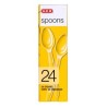 Cucharas Desechables Clear Grande 24 pz