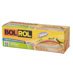Bolsas Para Sándwich Doble Zipper 50 Pz